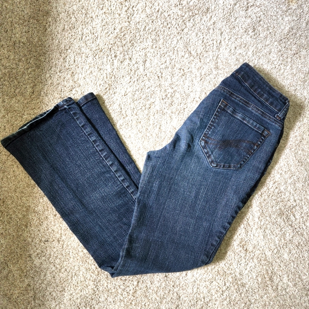 St John's Bay stretch straight leg blue denim jeans